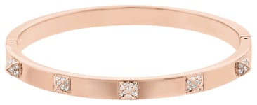 Swarovski 5184528 Women's Dextera Bangle White Crystals Rose Jewellery