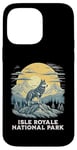 Coque pour iPhone 14 Pro Max Isle Royale National Park Grey Wolf Vacation Wildlife