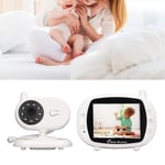 3.5in Wireless Baby Video Monitor 2 Way Talk Lullaby Baby Monitor Night Visi BST