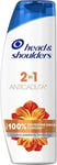 Head & shoulders 2IN1 Shampooing 225 Ml. Anti Chute , 3 Pièces