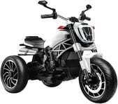 Moto Électrique Pour Enfants Moto 12V Couleur Blanc