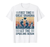 First Time Grandma Let the Spoiling Begin New 1st Time T-Shirt