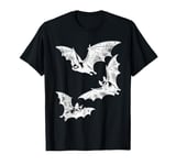 Bats Halloween Spooky Night Goth Gothic Men Women Kids T-Shirt