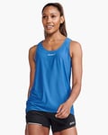 2XU Light Speed Tech Singlet Débardeur sans Manches, Starling/Mirage Reflective, M Femme