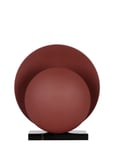 Table Lamp Orbit Burgundy Globen Lighting