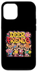 Coque pour iPhone 12/12 Pro Design Deer Friends Kids – Animaux adorables