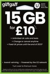 Giffgaff giffgaff 20GB Pay As You Go Sim Card