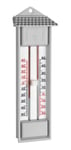 TFA Dostmann thermomètre analogique Maxima-Minima, 10.3014.14, résistant aux intempéries, Blanc