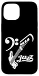 Coque pour iPhone 15 Guitare basse Jazz Musicien