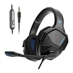 Nubwo N13 Casque Gamer Filaire Ps4 Xbox One Gaming Ecouteur De Jeux Stéréo - Noir