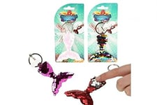 Mermaid Keychain Tail Sequins 4-Ass Ne s'applique Pas Jouets, 31140Z, Multicolore