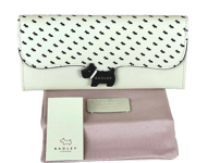 RADLEY CREST PRINT Matinee Purse Wallet Large Mid Natural Ivory Leather RRP 79