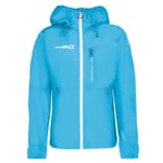 Rock Experience REWJ04381 RE.FOCUS WOMAN JACKET Jacket Femme 1375 CYAN BLUE + 0006 MARSHMALLOW S