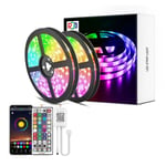 Smart LED-nauha 5050 RGB Bluetooth, 10 m