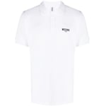 Moschino Mens Swim Logo White Polo Shirt material_cotton - Size X-Large