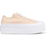 Converse Womens All Star Lift X2 Low Trainers - Natural - Size UK 6