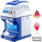 Vevor - Machine a Glace Pilee 300 w 200 kg par Heure Finesse Glace Ajustable Vitesse Rotation 320 tr/min pour Restaurants Boissons Granita Sorbet