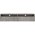 Selsey - REDNAW - Meuble TV - 140 cm - béton - scandinave - moderne