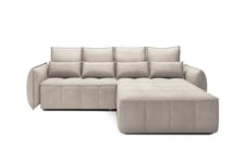 Takara Sovesofa med Divan 3-seter - Beige Sovesofaer