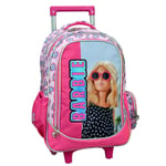 Barbie Bambola Sac à Dos Trolley Grande Avec Roues École Élémentaire Fille