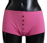 JOHN GALLIANO Underwear Pink Cotton Briefs Women'S Panty Lingerie IT2 / S 80usd