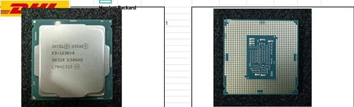 Hewlett Packard Enterprise Intel Xeon E3-1230 v6 CPU