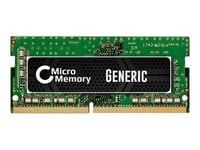 Coreparts - Ddr4 - Modul - 8 Gb - So Dimm 260-Pin - 2666 Mhz / Pc4-21300 - 1.2 V - Ej Buffrad - Icke Ecc - För (Non-Ecc): Hp 250 G7  Elitebook 1050 G1, 735 G5, 735 G6, 745 G5, 745 G6, 755 G5, 830 G8, 840 G8, 840R G4, 850 G6, 850 G7, 850 G8  Eliteboo