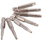 7Pcs Set Star Bit Screwdriver Drill Bits Screw Driver Magnetic 1/4Inch Hex8426