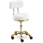 Tabouret à roulettes avec dossier Tabouret de coiffeur Réglable en hauteur 150 k