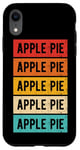 iPhone XR Apple Pie Retro Apple Pie Restaurant Food Fan Date Foodie Case