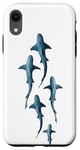 Coque pour iPhone XR Shark - Étui de téléphone mignon pour amoureux de requin