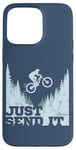 Coque pour iPhone 15 Pro Max Cool DH Bike Park Enduro Vêtements VTT design pour motards