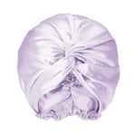 townssilk Bonnet de nuit 100% soie de mûrier pour femme, bonnet de nuit 16 momme en soie, bon pour les cheveux, protège les cheveux, bonnet de nuit en soie, double couche,lavender