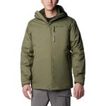 Columbia Men's Oak Harbor Interchange Jacket, 3 In 1 Interchange Winter Coat, Stone Green, XL