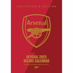 Arsenal FC Samlarutgåva Deluxe 2025 Kalender 42cm x 30cm Red/Blue/Gold 42cm x 30cm