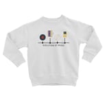 Sweatshirt Enfant Evolution Of Music Musique Vinyle Vintage Cd