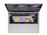 Premiere Pro Keyboard Cover - Premiere Pro Keyboard Cover (German Layout - Display the Key Shortcuts - Undisturbed Tip Quality and Speed) for MacBook Air 13/Pro 2008 - Black