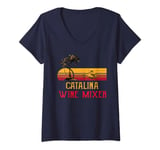 Womens Catalina wine Mixer T Shirt V-Neck T-Shirt