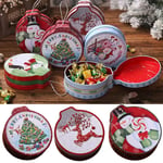 Sealed Jar Sugar Christmas Decorative Tinplate Candy Box Iron Gift Boxes