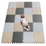 YIMINYUER Tapis Mousse bébé Puzzle de Sol Bebe Tapis pour Dalle Jeu Enfant R01R10R12G301020