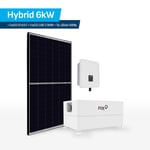 Set Hybrid 6kW + FoxESS Inverter H3-6.0-E + FoxESS CUBE 5.76kWh Energy Storage + 12x JA Solar 500Wp