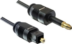 Kabel Premiumcord Toslink Mini - Toslink 2,2M Czarny (Kjtos2-2)