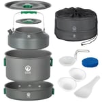 Go! Go! Nature! - Kit de Casserole Camping, 9 pièces