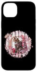 Coque pour iPhone 14 Plus Fleur de cerisier Chat Guerrier Fleur de samouraï