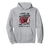 I Have An Accordion And I'm Not Afraid To Use It Pullover Hoodie