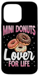 Coque pour iPhone 14 Pro Max Mini Donut Lover for Life Mini Donuts