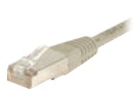 Exertis - Patch-kabel - RJ-45 (hane) till RJ-45 (hane) - 30 cm - F/UTP (ScTP) - CAT 5e - grå