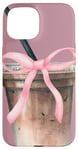 Coque pour iPhone 15 Amateur de café glacé rose esthétique Y2K Coquette