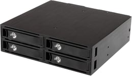 Backplane Pour 4 Disques Durs Sas Ii / Sata Iii 6 Gb/S De 2,5""-Rack Mobile 4X Hdd / Ssd Avec Échange À Chaud (Satsasbp425)