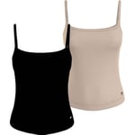 Tommy Hilfiger 2P Camisole Top Flerfärgad ekologisk bomull X-Small Dam